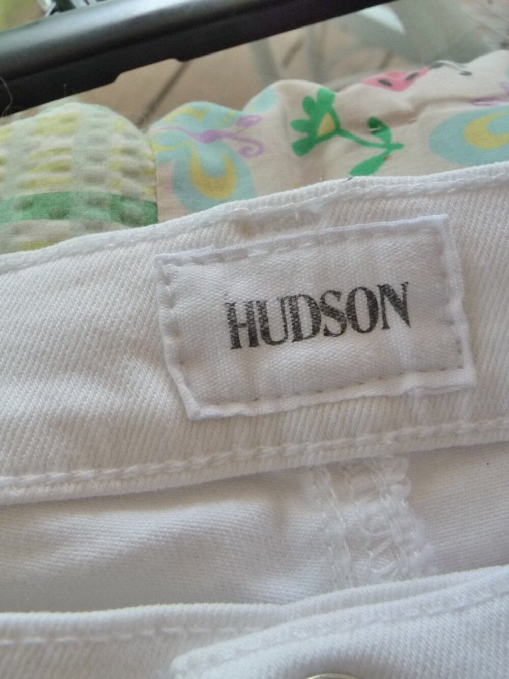 HUDSON SIZE 29 WHITE JEANS ANKLE SKINNY - Picture 10 of 14